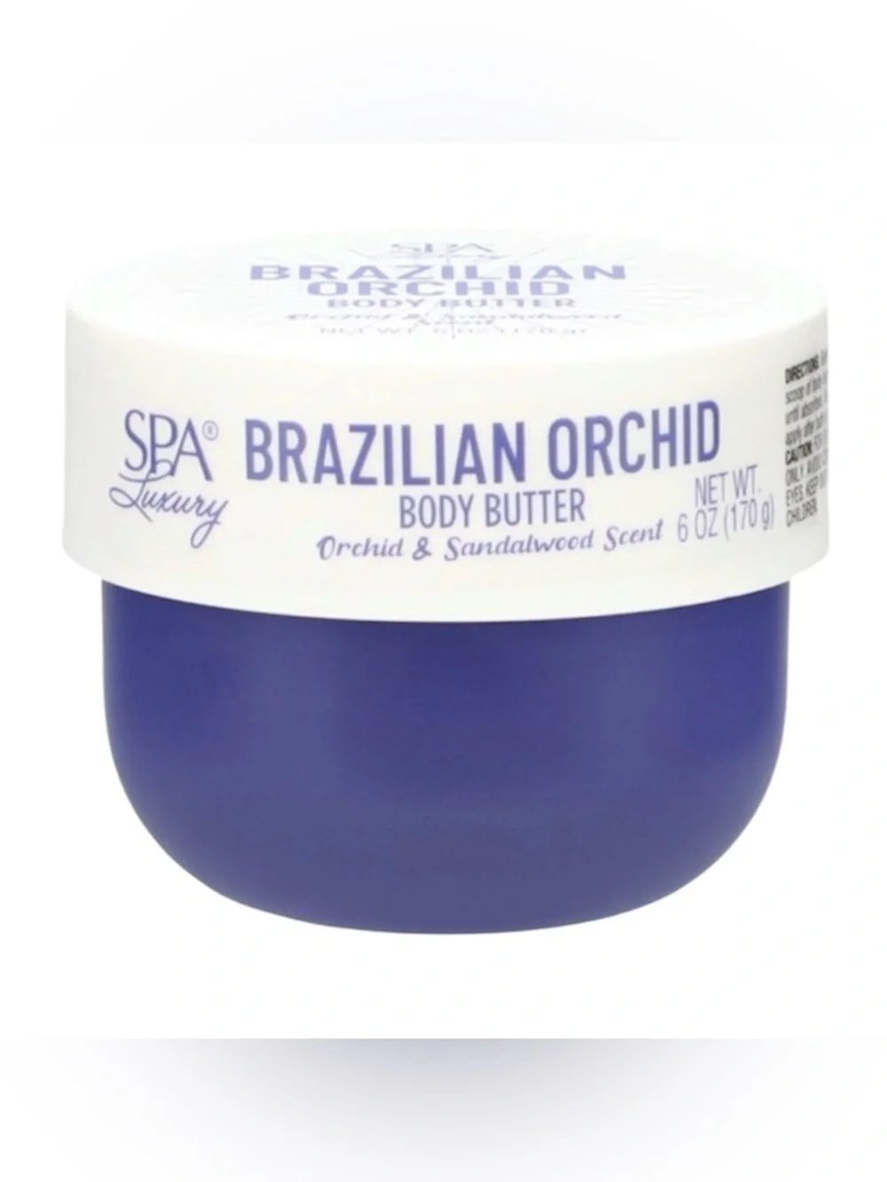 Spa Luxury Brazilian Orchid Body Butter Orchid & Sandalwood Scent